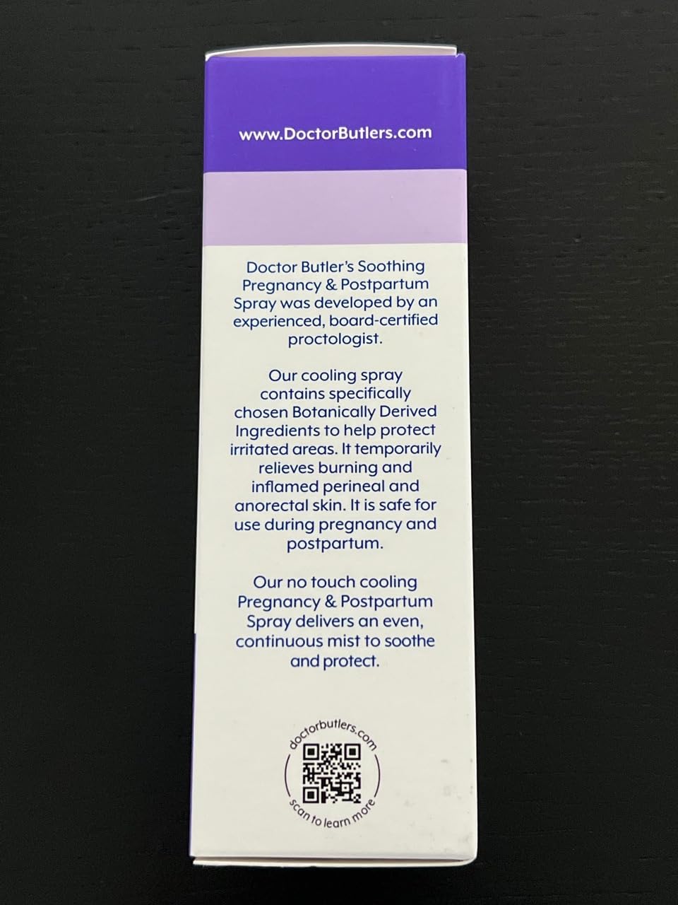 Doctor Butler's Pregnancy & Postpartum Spray - Perineal Spray and Hemorrhoid Treatment with Aloe and Chamomile, Pregnancy Support and Postpartum Essentials, Paraben Free (3oz) - TrustMedUSA