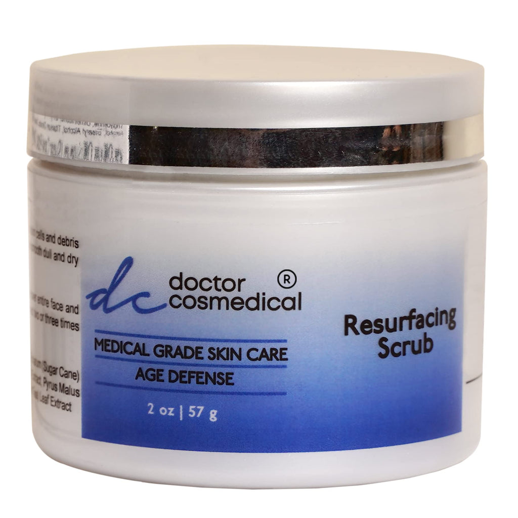 Doctor Cosmedical Professional Soft & Instant Facial Scrub | Skin Tightening & Brightening Face Scrub | Exfoliating Face Scrub | Skin Firming Formula to Reduce Wrinkle and Dark Spots | 2 Oz / 57g - Maple Wellness Supplements