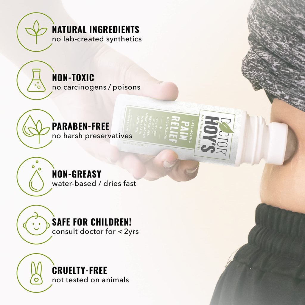 DOCTOR HOY'S Natural Pain Relief Gel and Arnica Boost Recovery Cream, Clean, Safe, Effective Natural Pain Relief and Anti-Inflammatory, 3 oz Combo Pk - TrustMedUSA