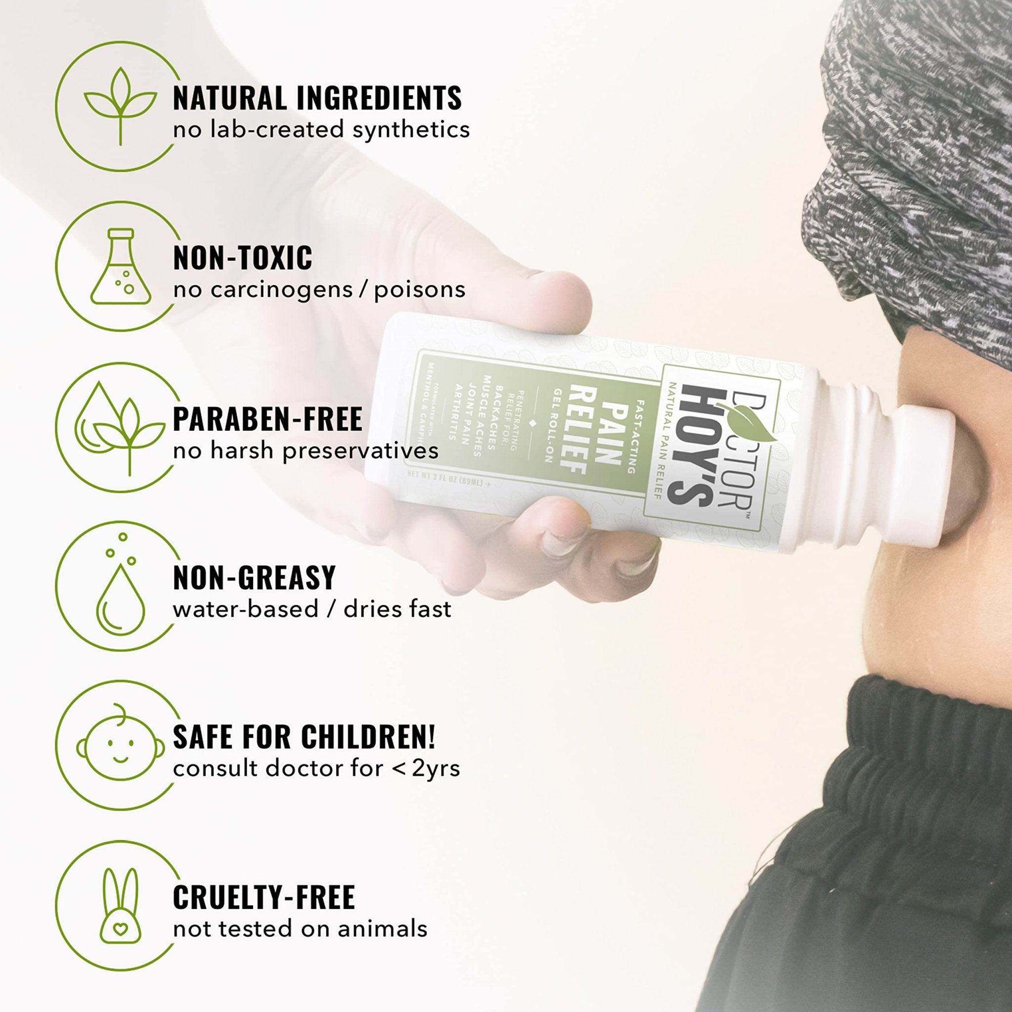 DOCTOR HOY'S Natural Pain Relief Gel and Arnica Boost Recovery Cream, Clean, Safe, Effective Natural Pain Relief and Anti-Inflammatory, 3 oz Combo Pk - TrustMedUSA