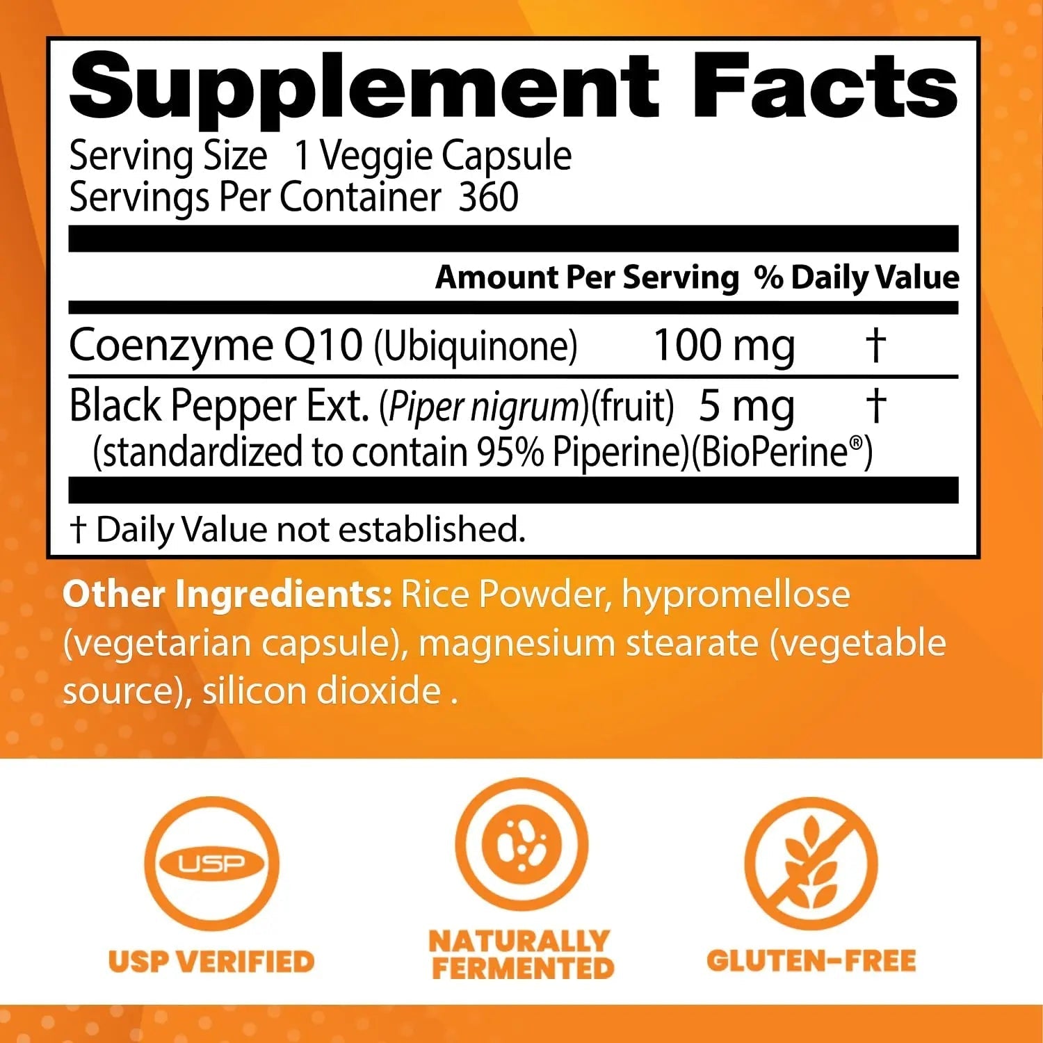 Doctor's Best High Absorption CoQ10 with BioPerine, Gluten Free, Naturally Fermented - TrustMedUSA