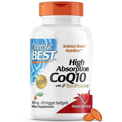 Doctor's Best High Absorption CoQ10 with BioPerine, Heart Health & Energy Production - TrustMedUSA