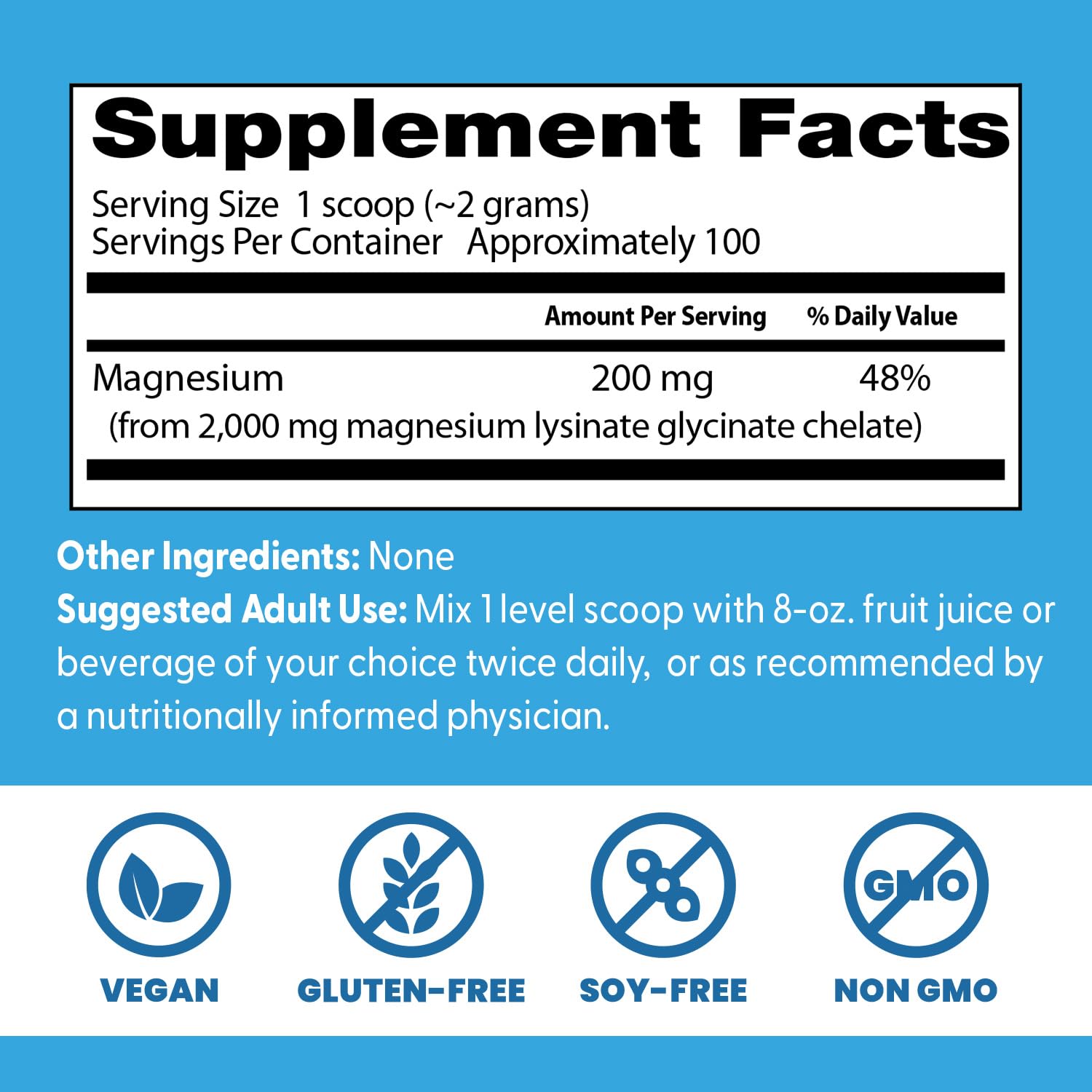 Doctor's Best High Absorption Magnesium Powder,White, 100% Chelated TRACCS, Not Buffered, Headaches, Sleep, Energy. Non-GMO, Vegan, Gluten Free, 200G, 7.1 Ounce (Pack of 1) - TrustMedUSA