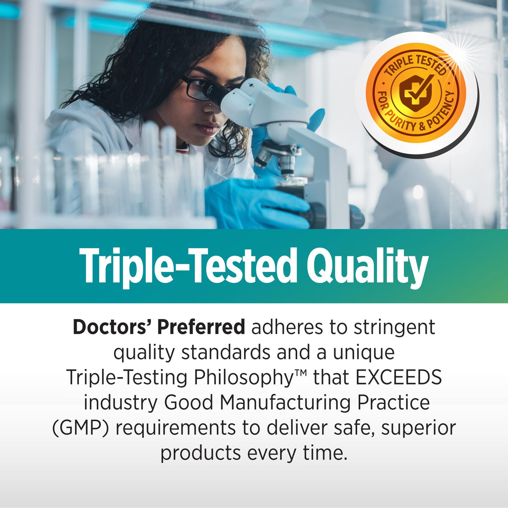 DOCTORS' PREFERRED Dr. Whitaker Ocular Pressure & Retina Defense Supplement to Support Healthy Intraocular Pressure Levels, Circulation & Eye Tissue (60 Capsules) - TrustMedUSA