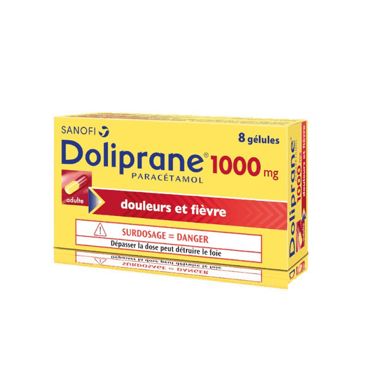 Doliprane 1000mg - 8 capsules - SANOFI - TrustMedUSA