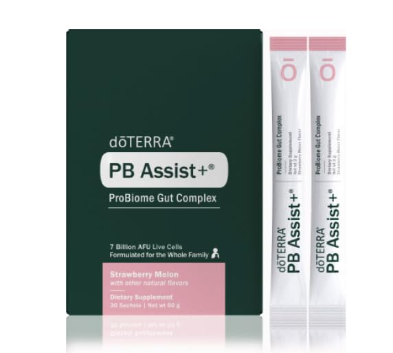 doTERRA PB Assist+ ProBiome Gut Complex Strawberry Melon 30 Sachets - TrustMedUSA