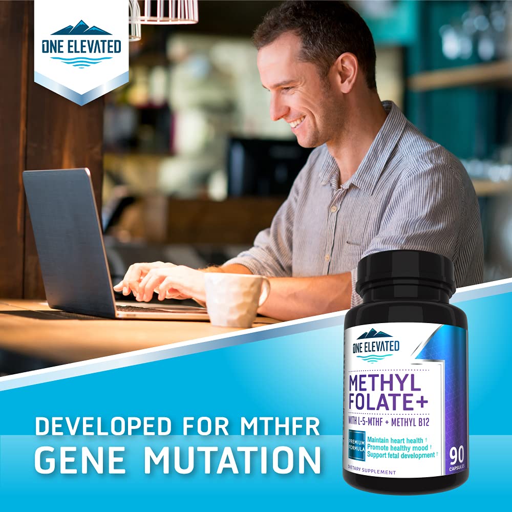 Double Strength & Most Bioactive Methyl Folate! Uniquely Formulated with Highest Pharmaceutical Grade Methylcobalamin (B12), Niacin, B1, B2 B6. - TrustMedUSA