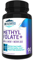 Double Strength & Most Bioactive Methyl Folate! Uniquely Formulated with Highest Pharmaceutical Grade Methylcobalamin (B12), Niacin, B1, B2 B6. - TrustMedUSA