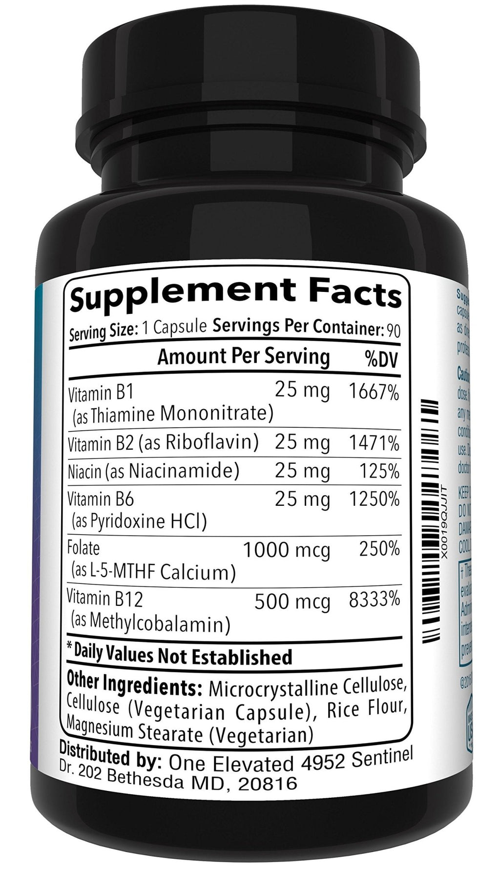 Double Strength & Most Bioactive Methyl Folate! Uniquely Formulated with Highest Pharmaceutical Grade Methylcobalamin (B12), Niacin, B1, B2 B6. - TrustMedUSA