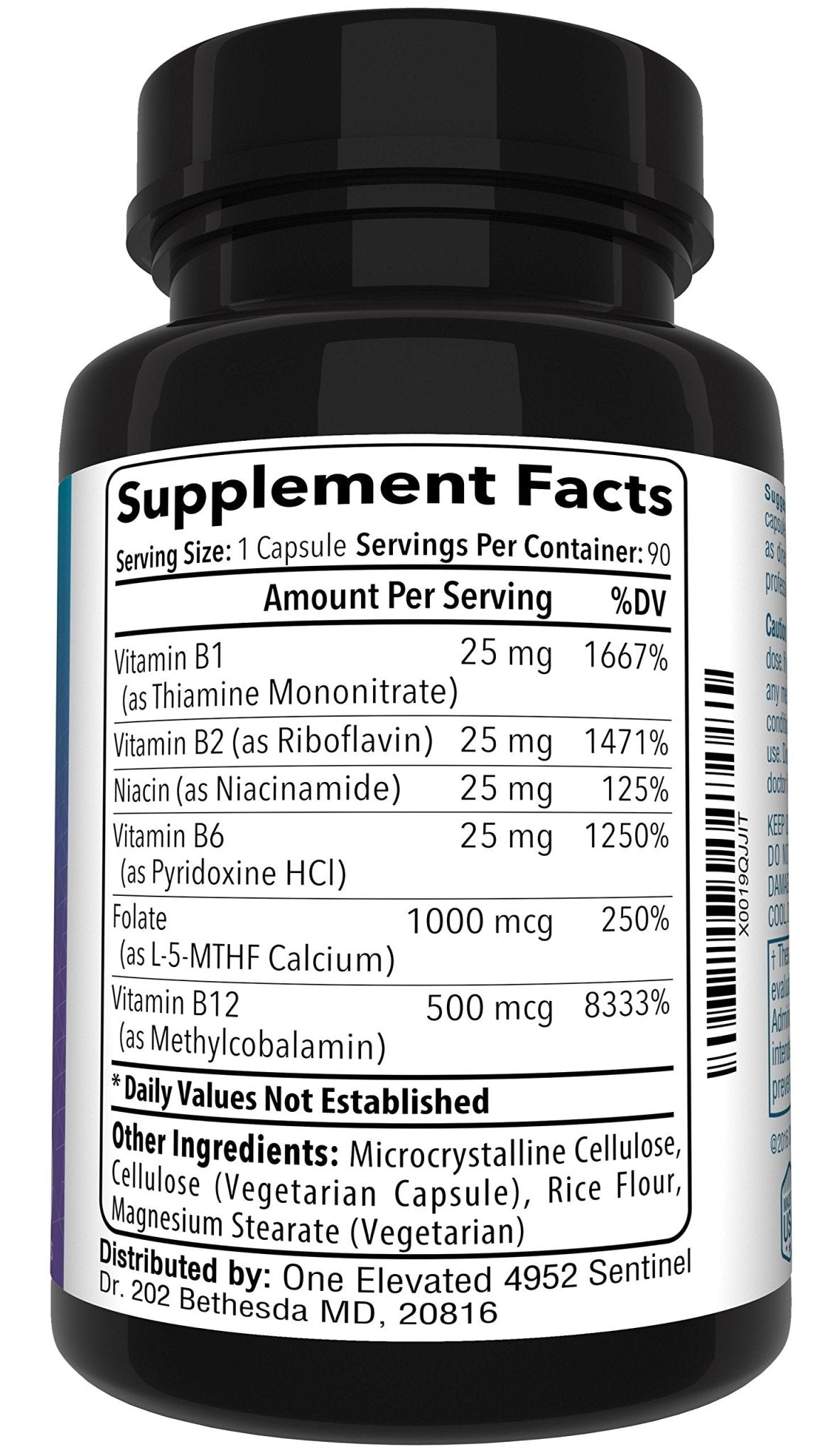Double Strength & Most Bioactive Methyl Folate! Uniquely Formulated with Highest Pharmaceutical Grade Methylcobalamin (B12), Niacin, B1, B2 B6. - TrustMedUSA