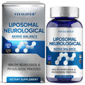 DQQI Migraine Relief Supplement | 120 Capsules Liposomal Neurological Health Formula with Magnesium Glycinate, Riboflavin (Vitamin B2) & Feverfew | Daily Brain Function - TrustMedUSA