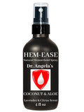 Dr. Angela's Hemorrhoid Treatment Spray | Organic Aloe Vera, Witch Hazel & Essential Oils Turmeric & Tea Tree | Natural Itching & Burning Relief Cream - TrustMedUSA