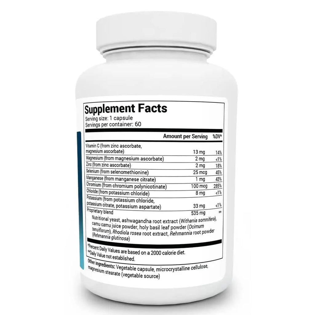 Dr. Berg Adrenal & Cortisol Supplement New Formula - Adrenal Supplement & Cortisol - TrustMedUSA
