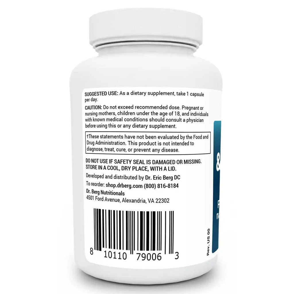 Dr. Berg Adrenal & Cortisol Supplement New Formula - Adrenal Supplement & Cortisol - TrustMedUSA