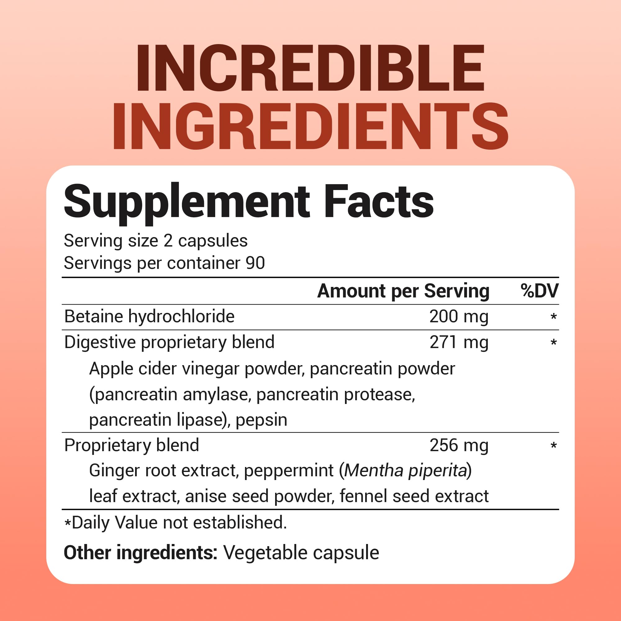 Dr. Berg Advanced Digestive Enzymes with Apple Cider Vinegar - Includes Digestive Health Ingredients Like Betaine Hydrochloride (HCI), Ginger Root & Peppermint Leaf - 180 Capsules - TrustMedUSA