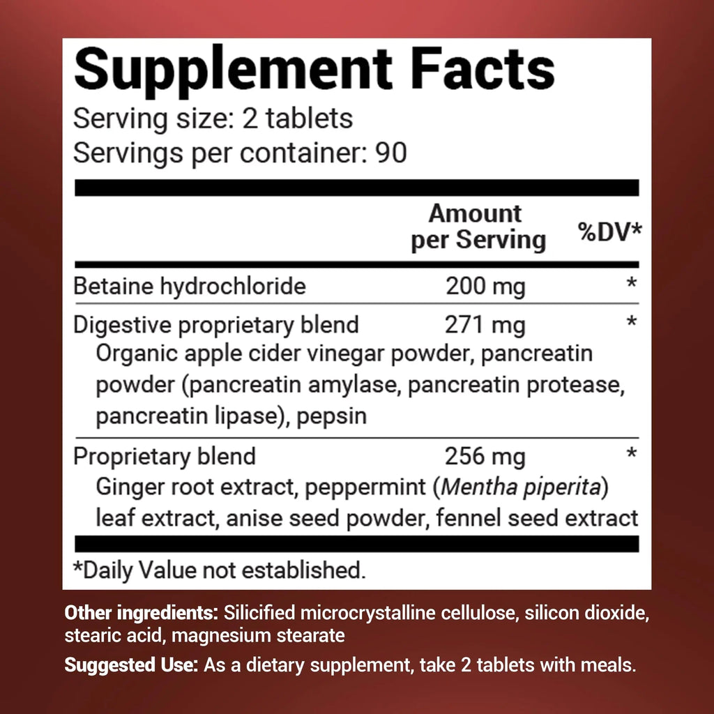 Dr. Berg Advanced Digestive Formula with Apple Cider Vinegar - Includes Digestive Health - TrustMedUSA