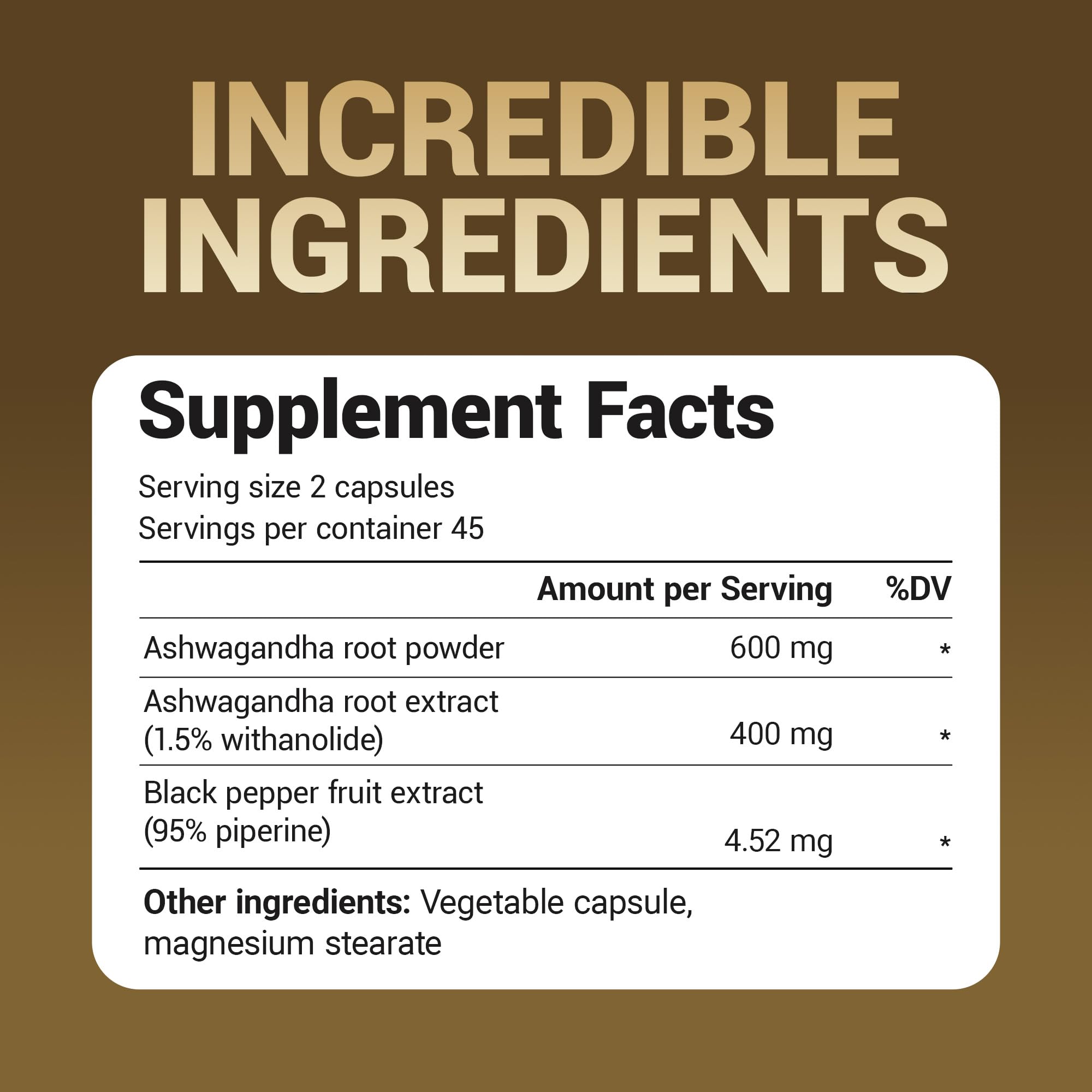 Dr. Berg Ashwagandha Capsules 1000mg - Includes Ashwagandha Root with Black Pepper from Bioperine - Ashwagandha Supplements 90 Capsules - TrustMedUSA