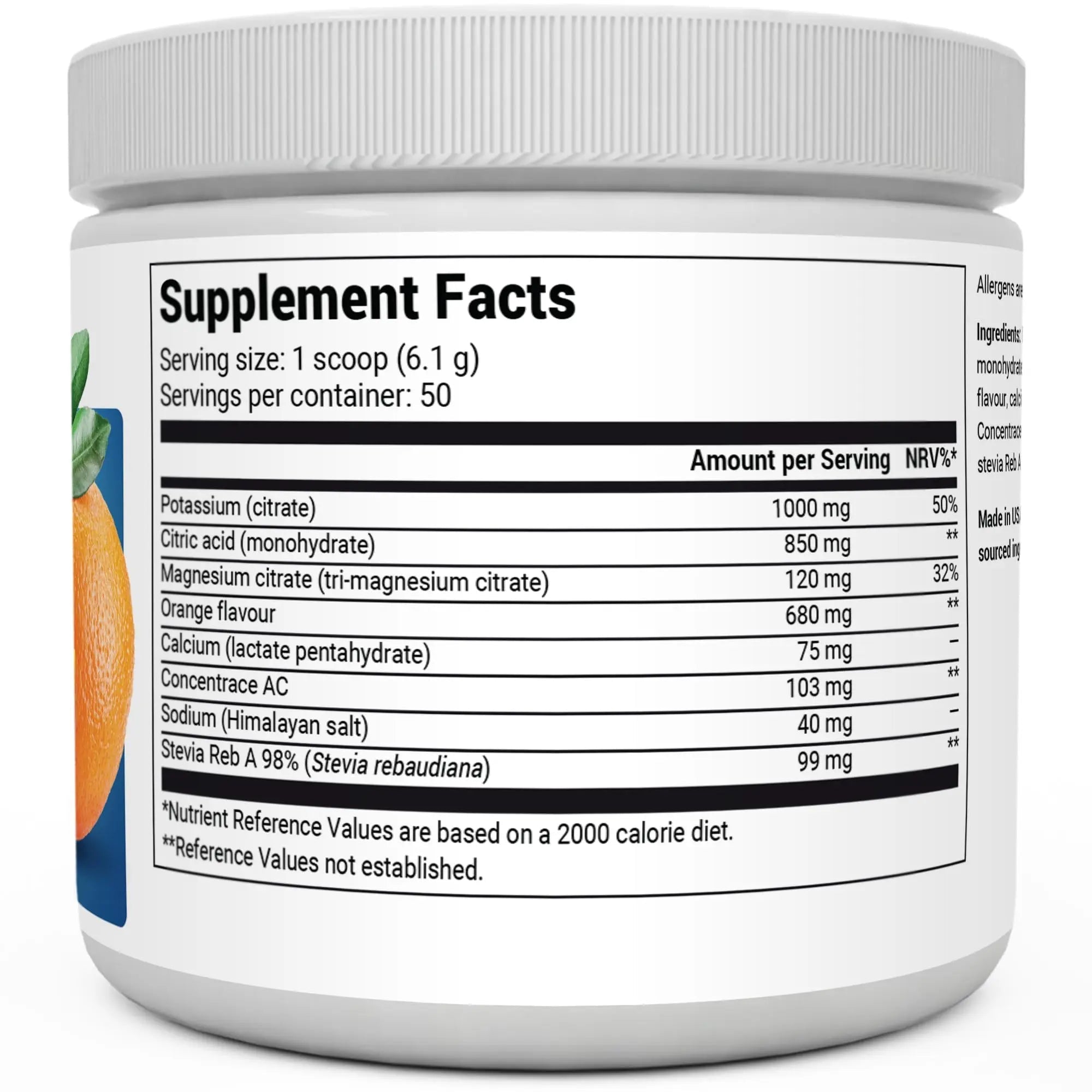 Dr. Berg Electrolyte Powder - Electrolyte Drink Supplements with 1000mg Potassium - TrustMedUSA