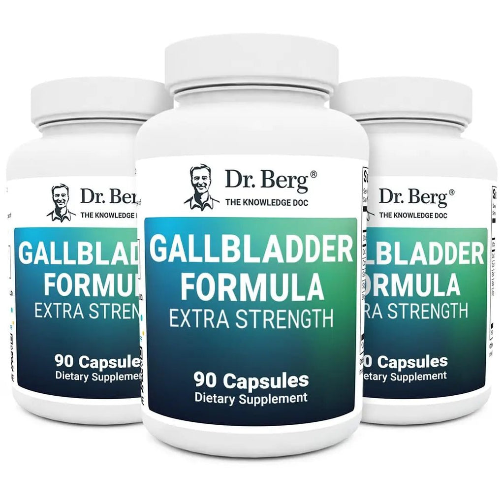 Dr. Berg Gallbladder Formula Extra Strength - Made w/Purified Bile Salts & Ox Bile Digestive - TrustMedUSA