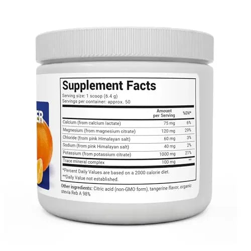 Dr. Berg Hydration Keto Electrolyte Powder - Enhanced w/ 1,000mg of Potassium - TrustMedUSA