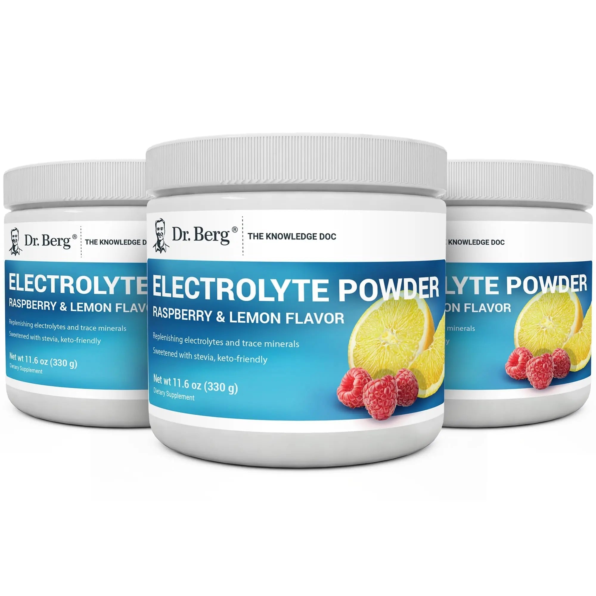 Dr. Berg Hydration Keto Electrolyte Powder - Enhanced w/ 1,000mg of Potassium - TrustMedUSA