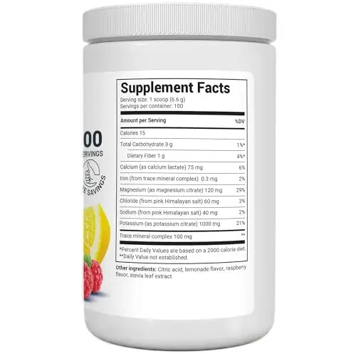 Dr. Berg Hydration Keto Electrolyte Powder - Enhanced w/ 1,000mg of Potassium - TrustMedUSA