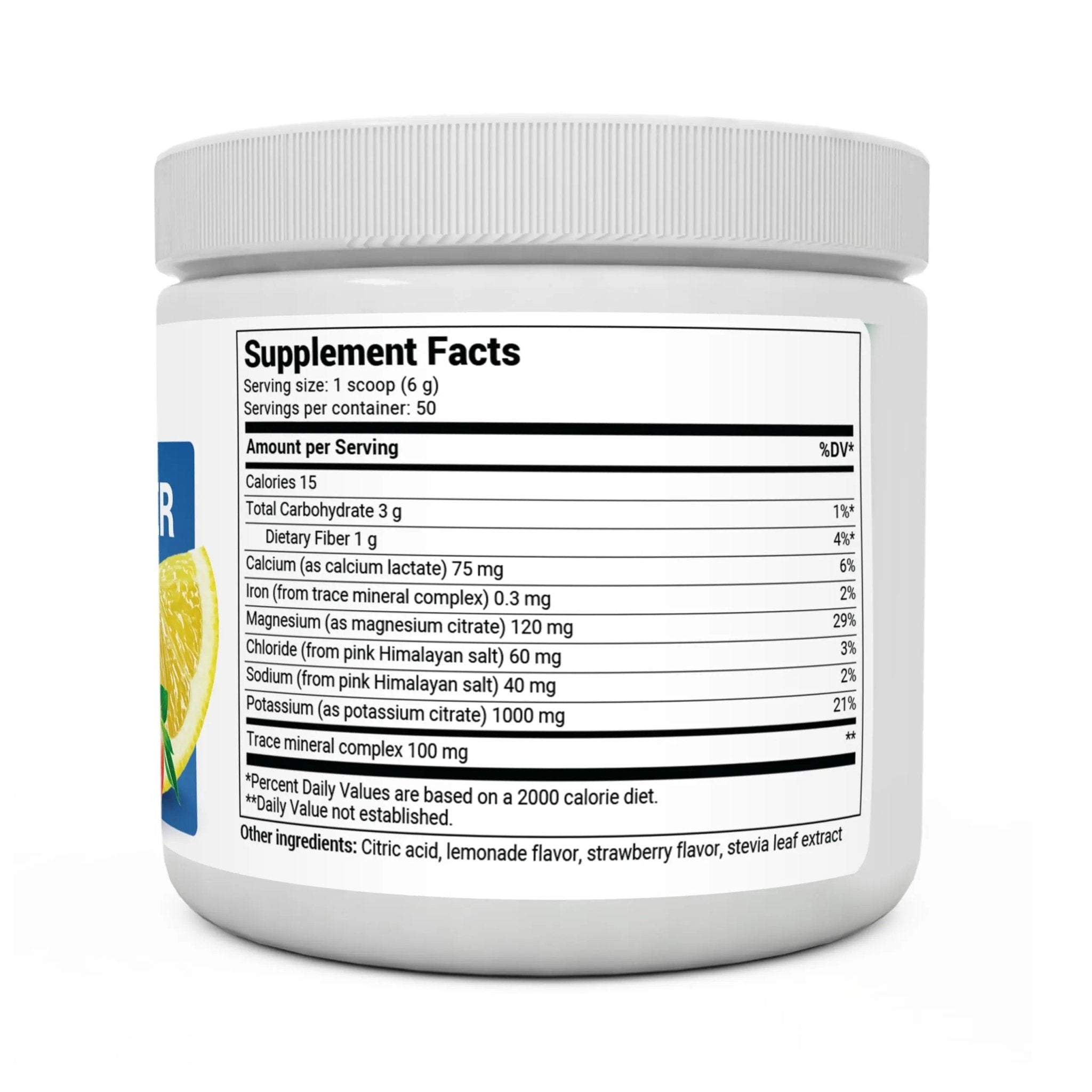 Dr. Berg Hydration Keto Electrolyte Powder - Enhanced w/ 1,000mg of Potassium - TrustMedUSA