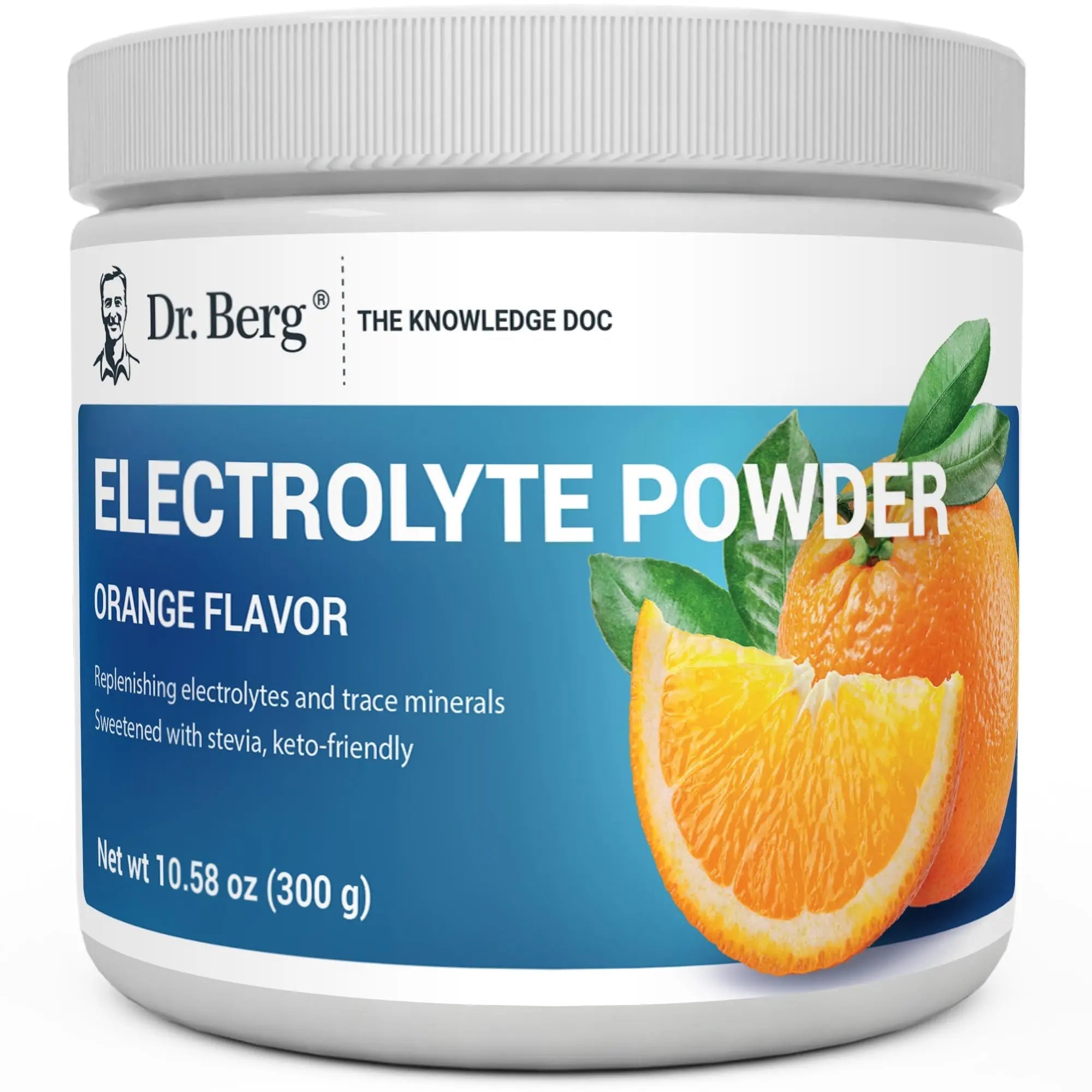 Dr. Berg Hydration Keto Electrolyte Powder - Enhanced w/ 1,000mg of Potassium & Real - TrustMedUSA