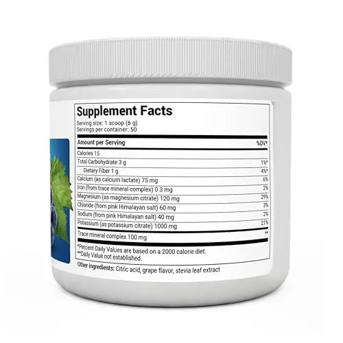 Dr. Berg Hydration Keto Electrolyte Powder - Enhanced w/ 1,000mg of Potassium & Real - TrustMedUSA