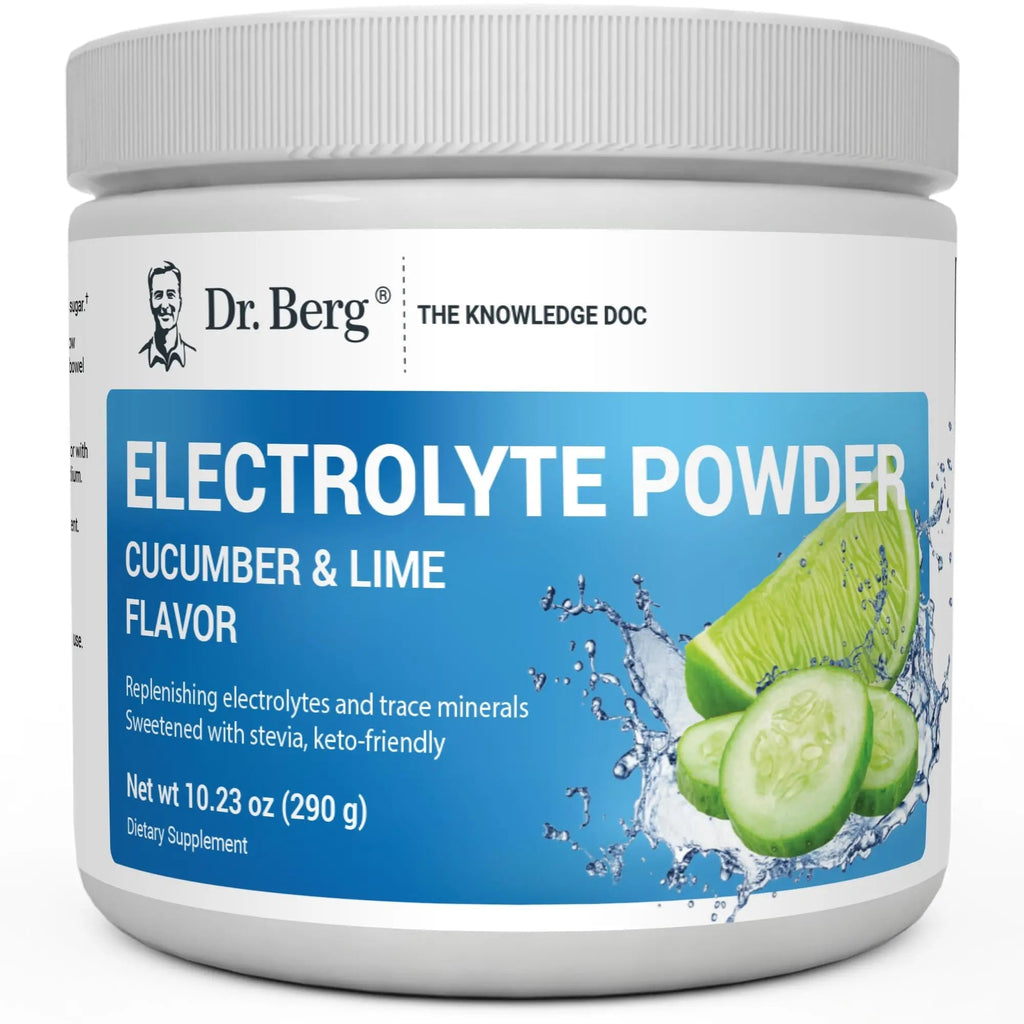 Dr. Berg Hydration Keto Electrolyte Powder - Enhanced w/ 1,000mg of Potassium & Real - TrustMedUSA
