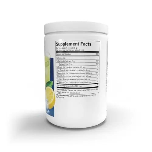 Dr. Berg Hydration Keto Electrolyte Powder - Enhanced w/ 1,000mg of Potassium & Real - TrustMedUSA