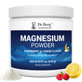 Dr. Berg Magnesium Glycinate Powder for Sleep, Relaxation, & Stress Relief - Now Includes Vitamin D3 & Zinc - Delicious Raspberry & Lemon Flavor (50 Servings) Magnesium Powder - Magnesium Drink Powder - TrustMedUSA