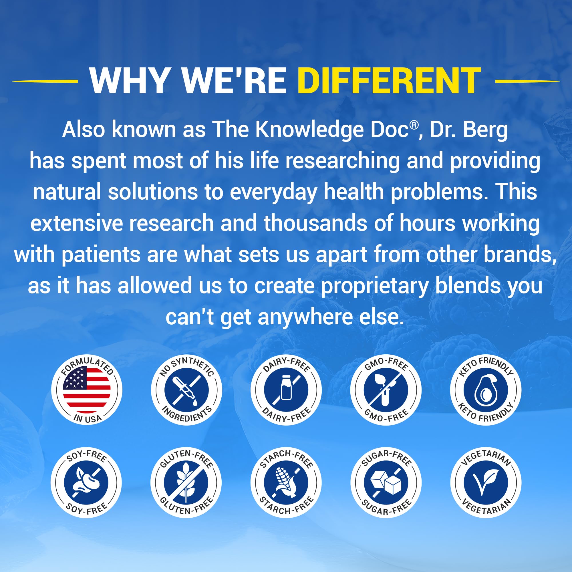 Dr. Berg Magnesium Glycinate Powder for Sleep, Relaxation, & Stress Relief - Now Includes Vitamin D3 & Zinc - Delicious Raspberry & Lemon Flavor (50 Servings) Magnesium Powder - Magnesium Drink Powder - TrustMedUSA