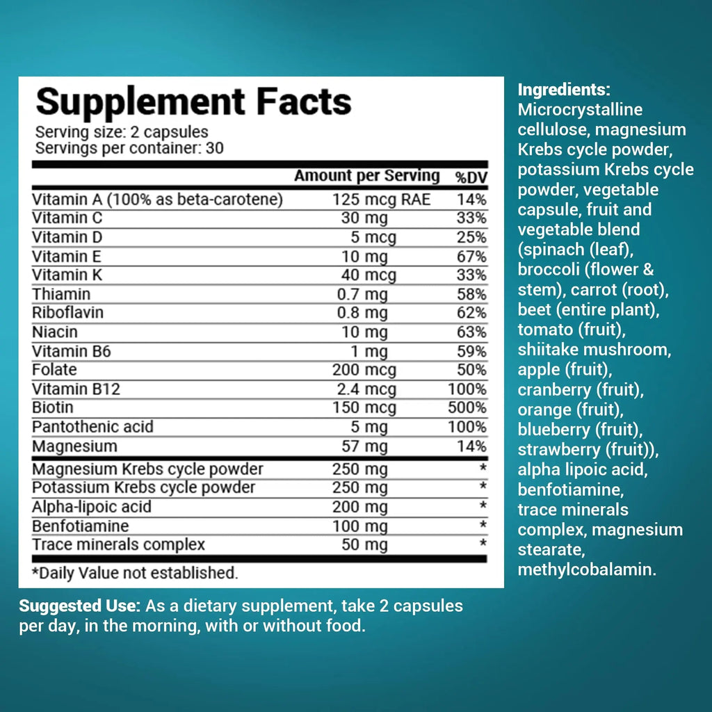 Dr. Berg Nutritionals Keto Energy - Enhanced Mitochondrial Support, Nutritional Energy - TrustMedUSA