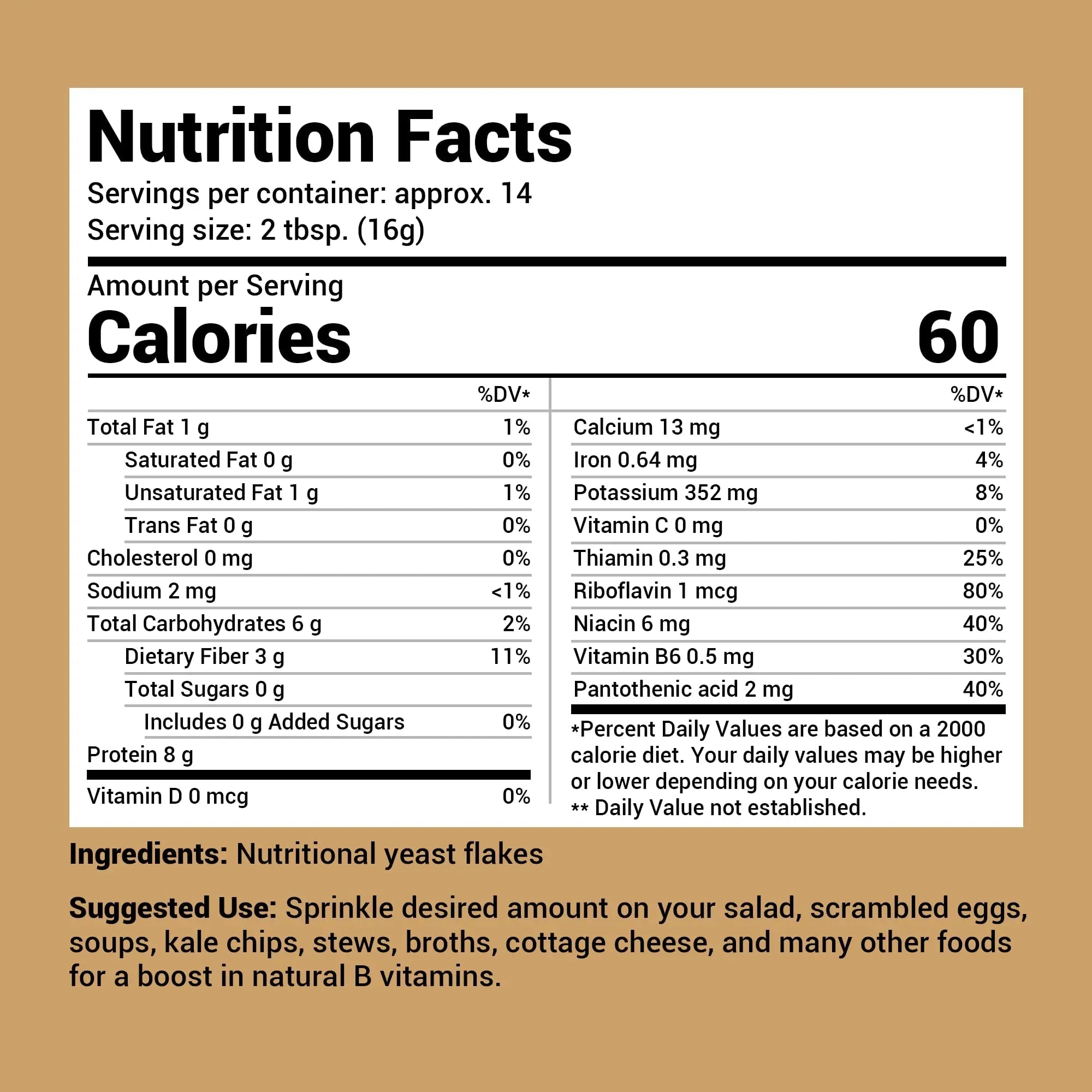 Dr. Berg Premium Nutritional Yeast Flakes - Delicious Non-Fortified Nutritional Yeast - TrustMedUSA