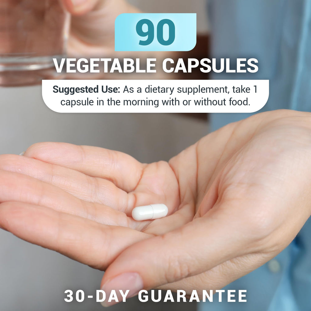 Dr. Berg Sea Kelp Enhanced Iodine - 200 mcg of Premium Iodine - Seaweed Blend Includes Klamath Blue-Green Algae & Sea Kelp - 90 Capsules - TrustMedUSA