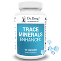 Dr. Berg Trace Minerals Enhanced Complex - Complete with 70+ Minerals Including 10 mg of Zinc - Dietary Supplement - 60 Capsules - TrustMedUSA