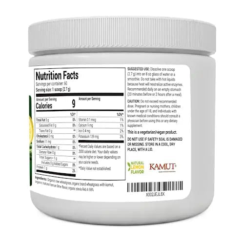 Dr. Berg USDA Certified Organic Green Powder Superfood (60 Servings) - Made with Raw - TrustMedUSA