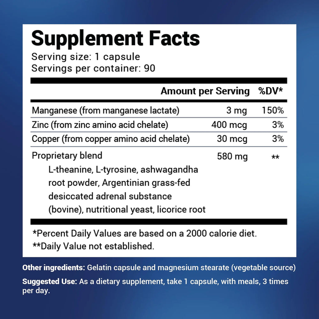 Dr. Berg’s Adrenal Stress Advanced Formula - Adrenal Support Supplements for Stress - TrustMedUSA