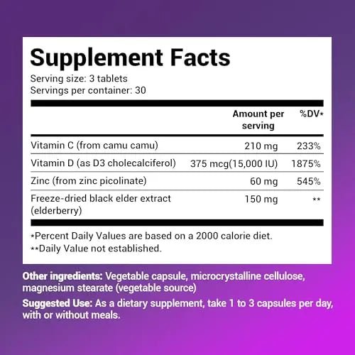 Dr. Berg's Advanced Immune Support - Daily Immunity Multi-System Defense Supplement - TrustMedUSA