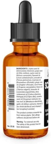 Dr Berg's (All In One) Hair Growth Serum w/Jojoba Oil & Castor Oil For Fuller Thicker Hair - TrustMedUSA