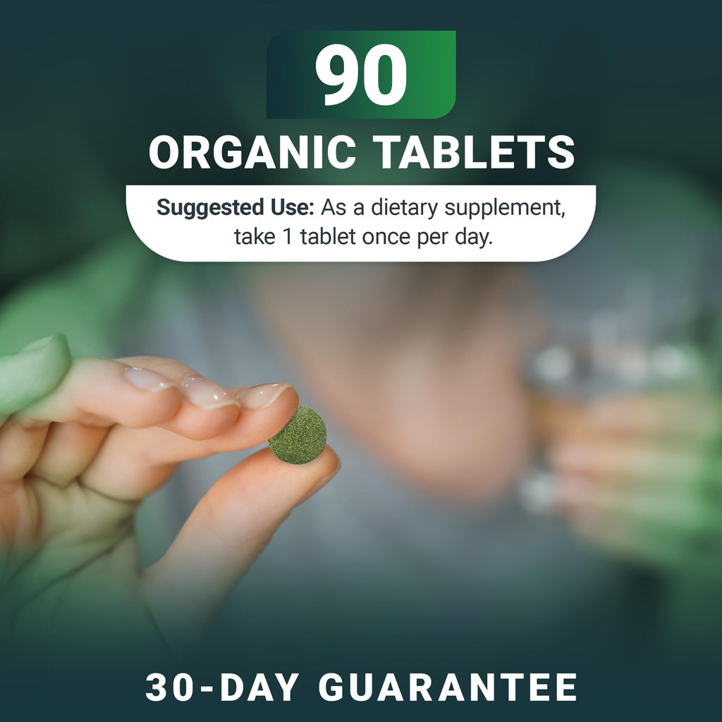 Dr. Berg's Greens Superfood Cruciferous Vegetable Tablets - Vegetable Supplements for Adults w/ 11 Phytonutrient Super Greens - Energy, Immune System & Liver Veggie Tablets - 90 Tablet - TrustMedUSA