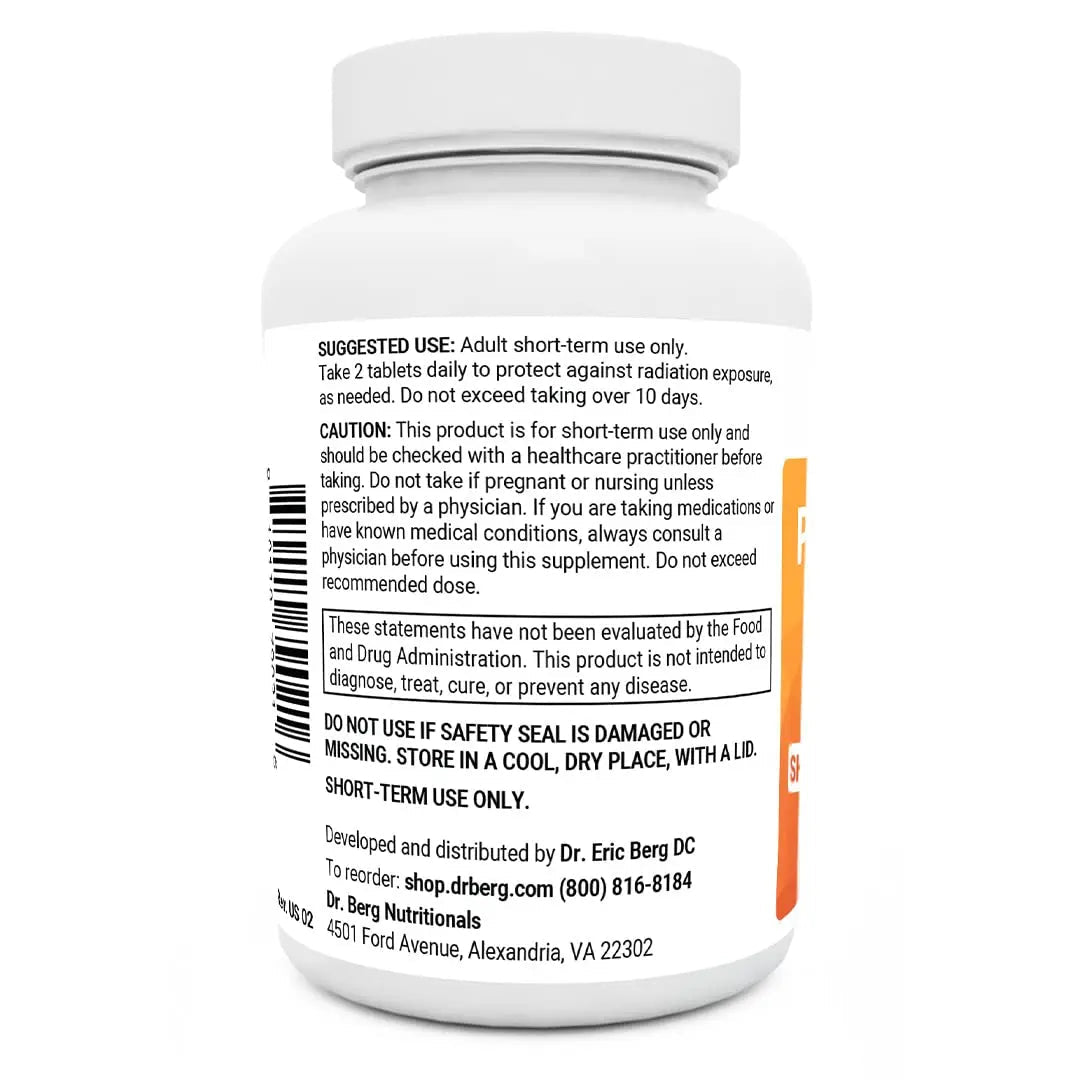 Dr. Berg's Incredible Potassium Iodide Tablets - Now 120 Tablets with a Smaller Easy - TrustMedUSA