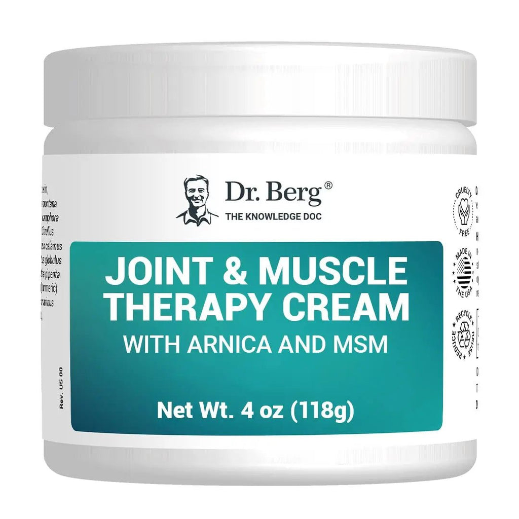 Dr. Berg's Joint & Muscle Cream - Workout Recovery, Full-Body Relaxation, Skin Nourishme - TrustMedUSA