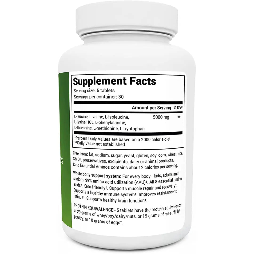 Dr. Berg's Keto Essential Aminos - Contains 8 Essentials Amino Acids -Keto Friendly - TrustMedUSA