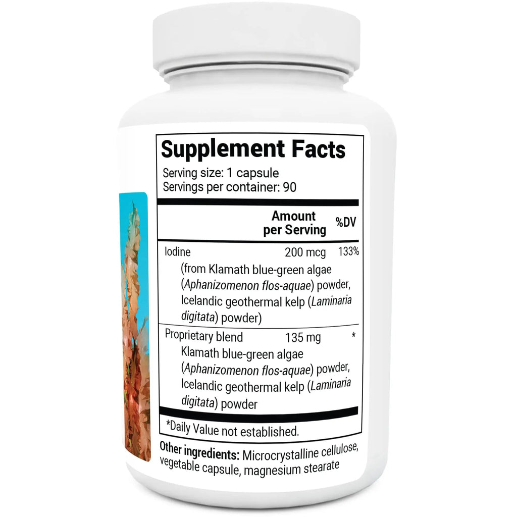 Dr. Berg's Sea Kelp Enhanced - Pure Healthy Thyroid Support Natural Antioxidants - TrustMedUSA