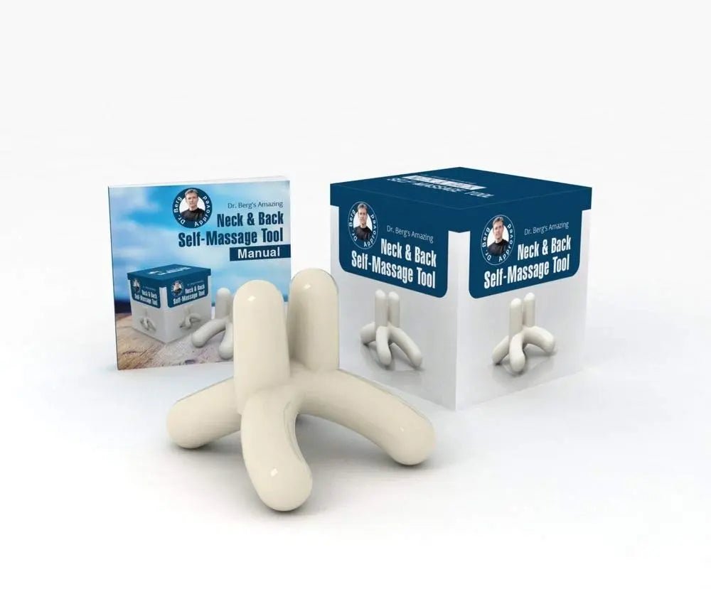 Dr. Berg’s Self-Massage Tool, Best for Back Pain Relief, Handheld Neck and Lower Back - TrustMedUSA