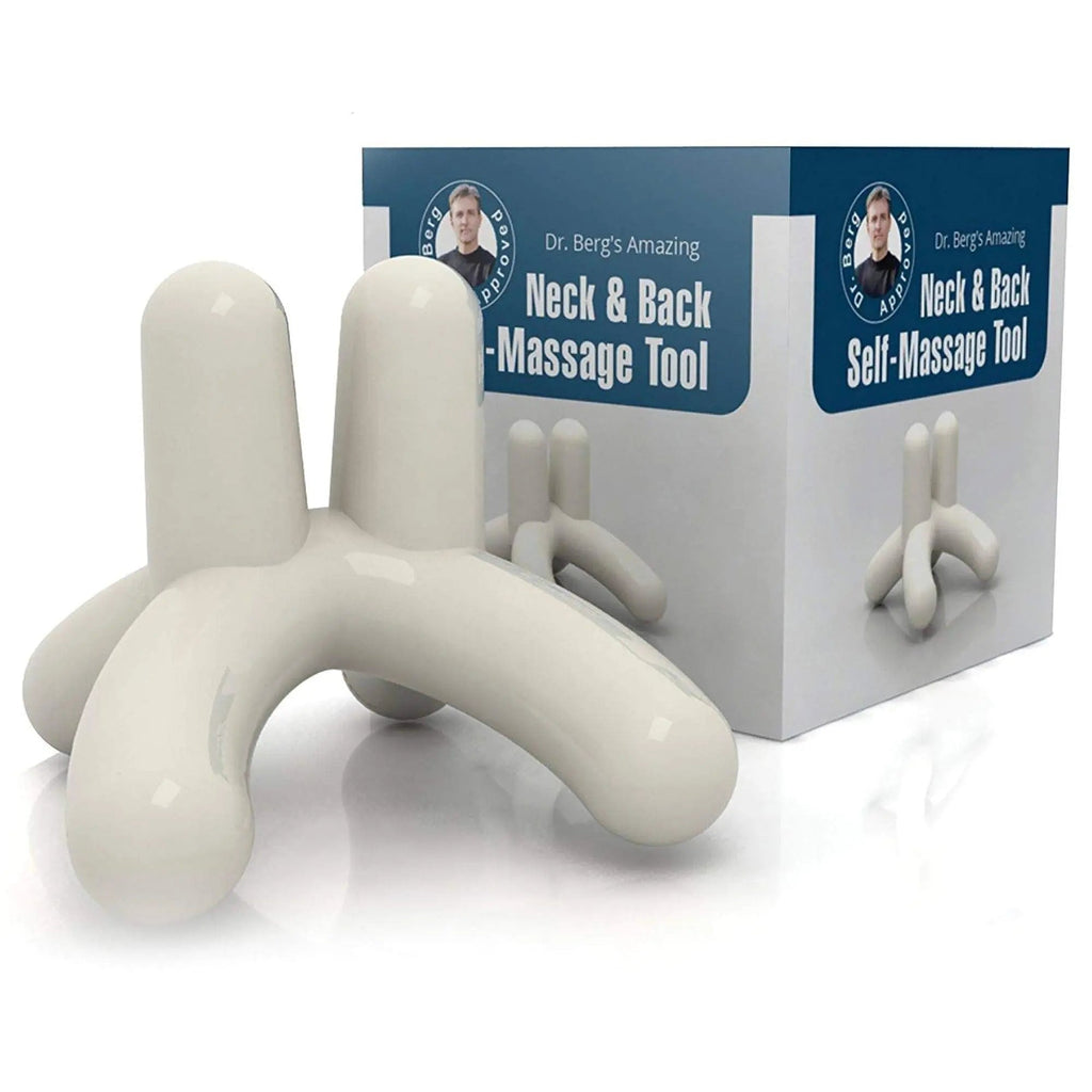 Dr. Berg’s Self-Massage Tool, Best for Back Pain Relief, Handheld Neck and Lower Back - TrustMedUSA