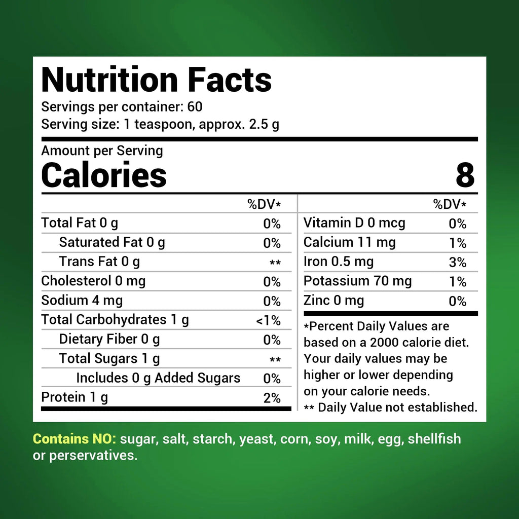 Dr. Berg's Wheatgrass Superfood Powder - Raw Juice Organic Ultra-Concentrated Rich - TrustMedUSA