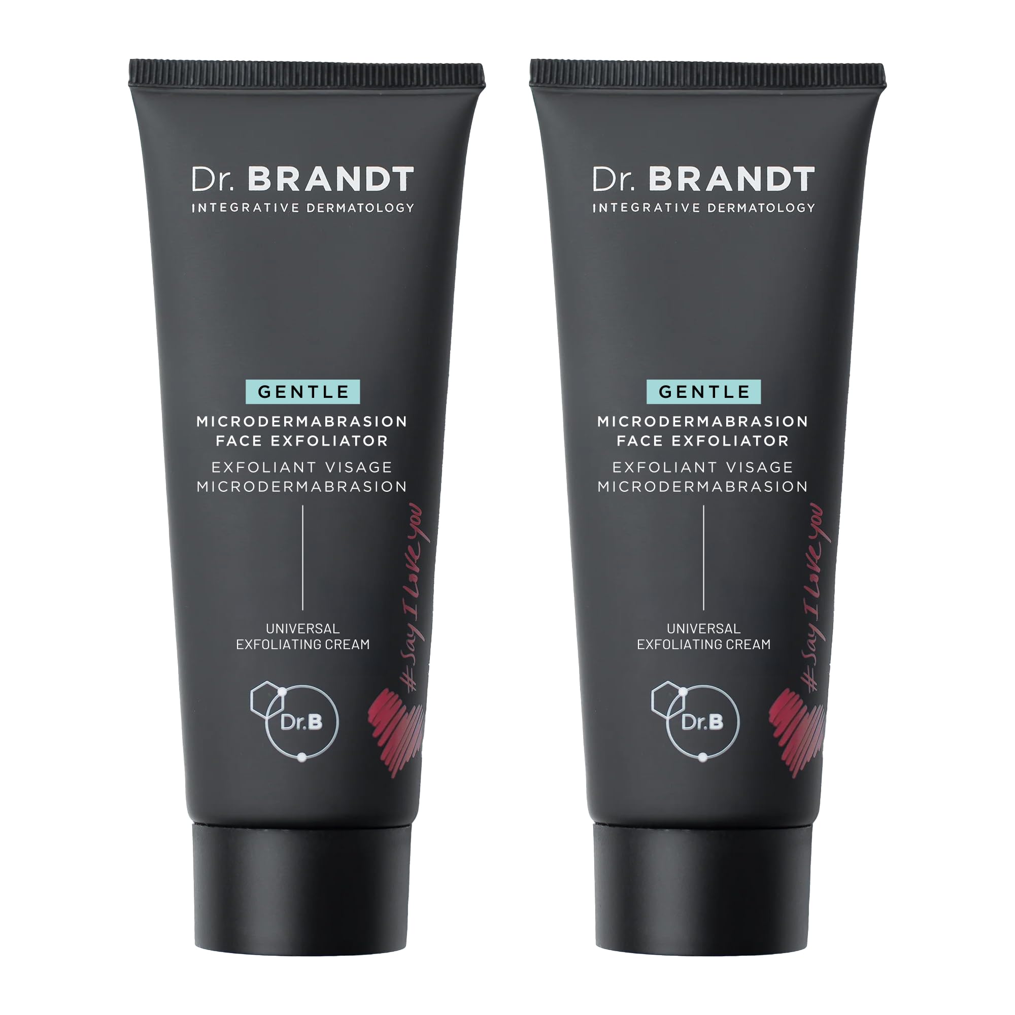 Dr. Brandt Microdermabrasion Gentle Face Exfoliator - Reduces Dull Skin, Uneven Texture, Fine Lines, Acne Scars & Wrinkles - 2.0 oz, Pack of 2 - Maple Wellness Supplements